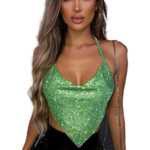 babyboo fashion Tops - Babyboo Fashion Diamante Top